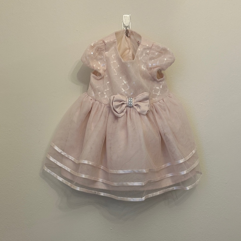 Biscotti Baby‎ Cream Sequin Dress